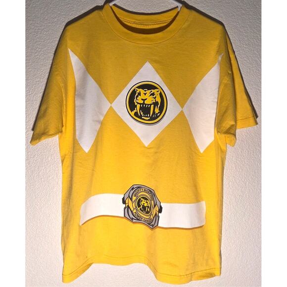 Women's Yellow Power Ranger Graphic T-Shirt - Size Large - Picture 5 of 6